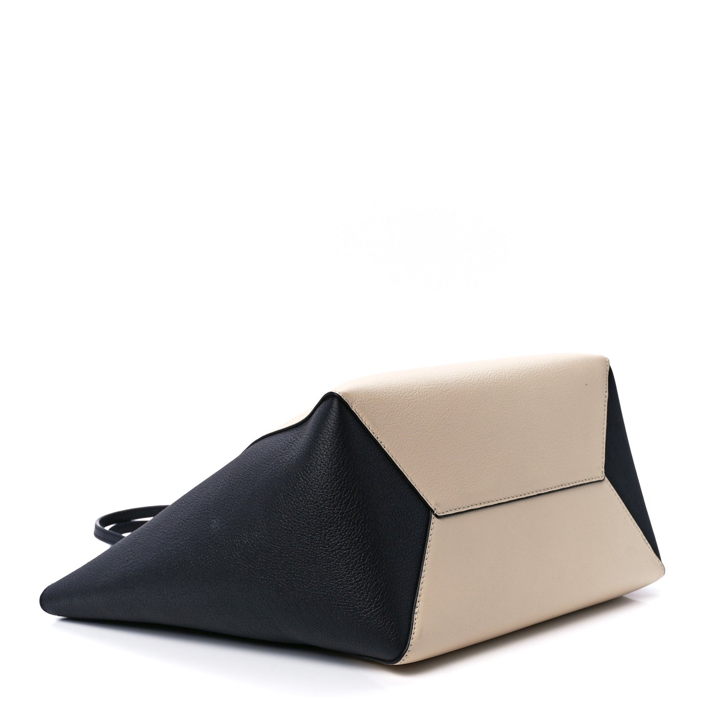 Calfskin Lockme Cabas Vanille Black