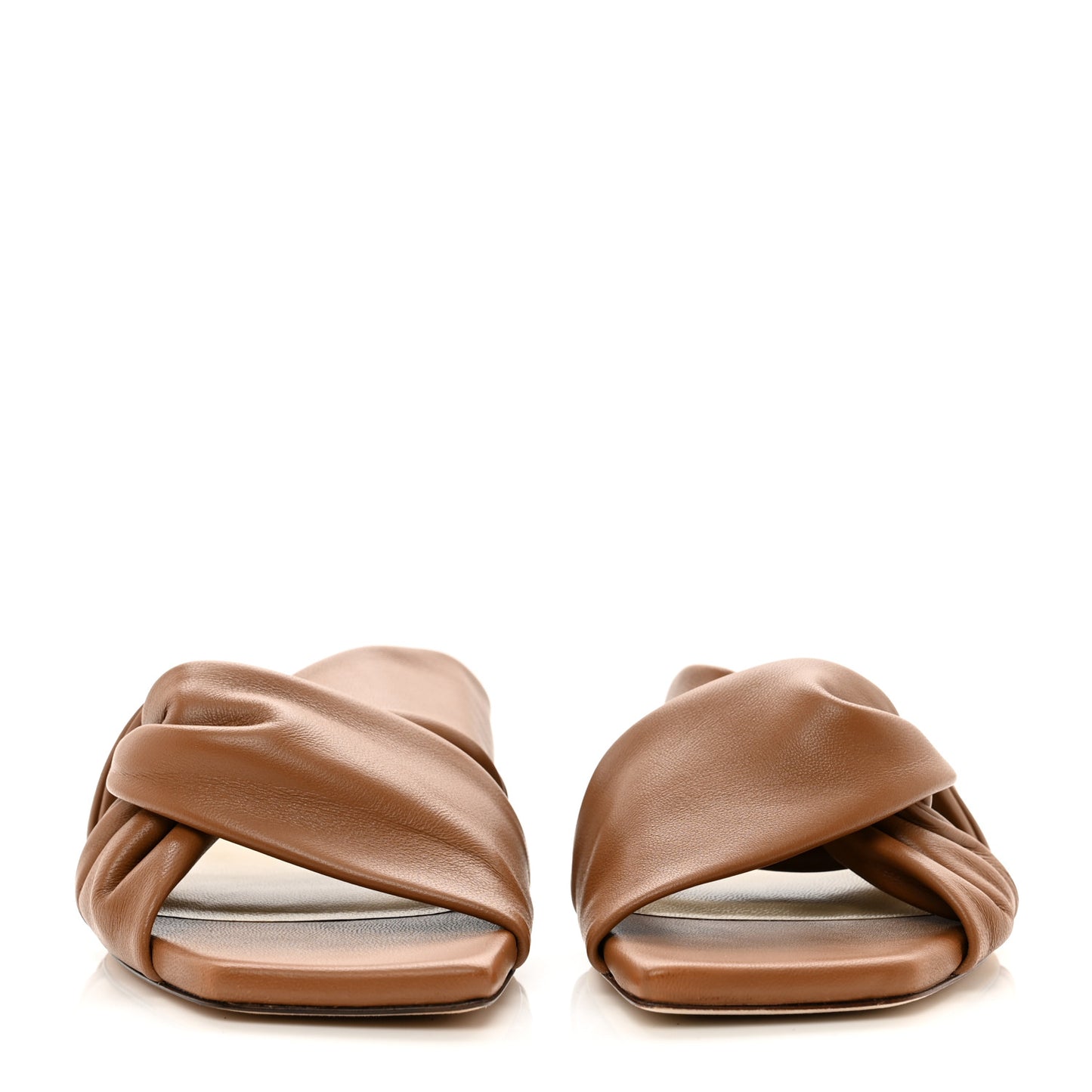 Nappa Narisa Flat Sandals 37.5 Cuoio