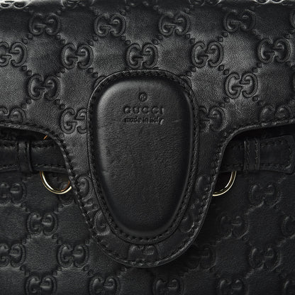 Gucci Guccissima Medium Emily Chain Shoulder Bag Black 10 of 17