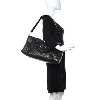 Balenciaga Agneau Giant 12 Silver Hardware Part Time Black 2 of 10