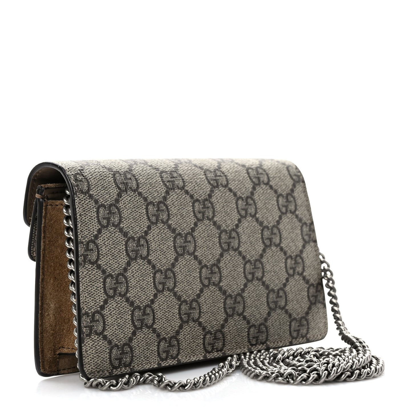 GG Supreme Monogram Super Mini Dionysus Shoulder Bag Taupe