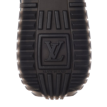 Louis Vuitton Suede Monogram Run Away Sneakers 38.5 Black 7 of 7