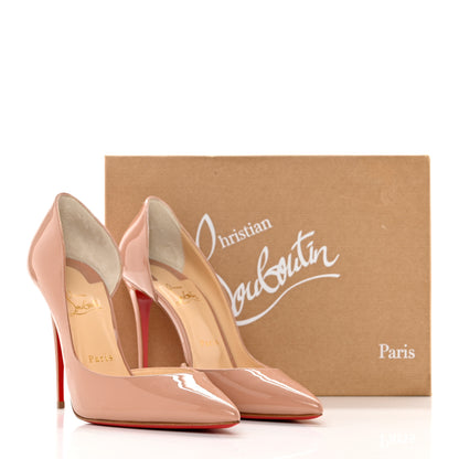 Christian Louboutin Patent Iriza 100 Pumps 40.5 Nude 8 of 8