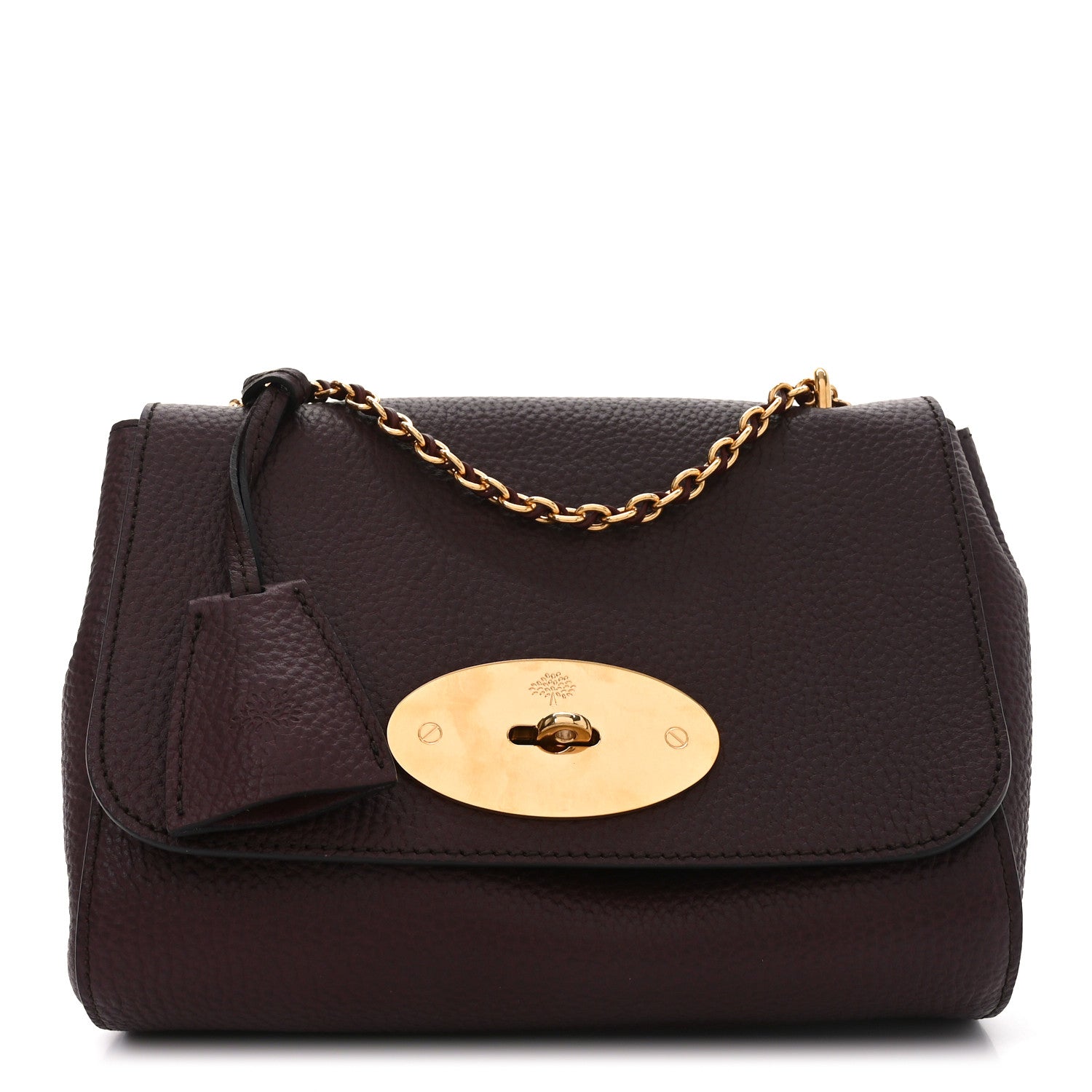 Mulberry Small Classic Grain Calfskin Small Lily Flap Oxblood 1 of 9