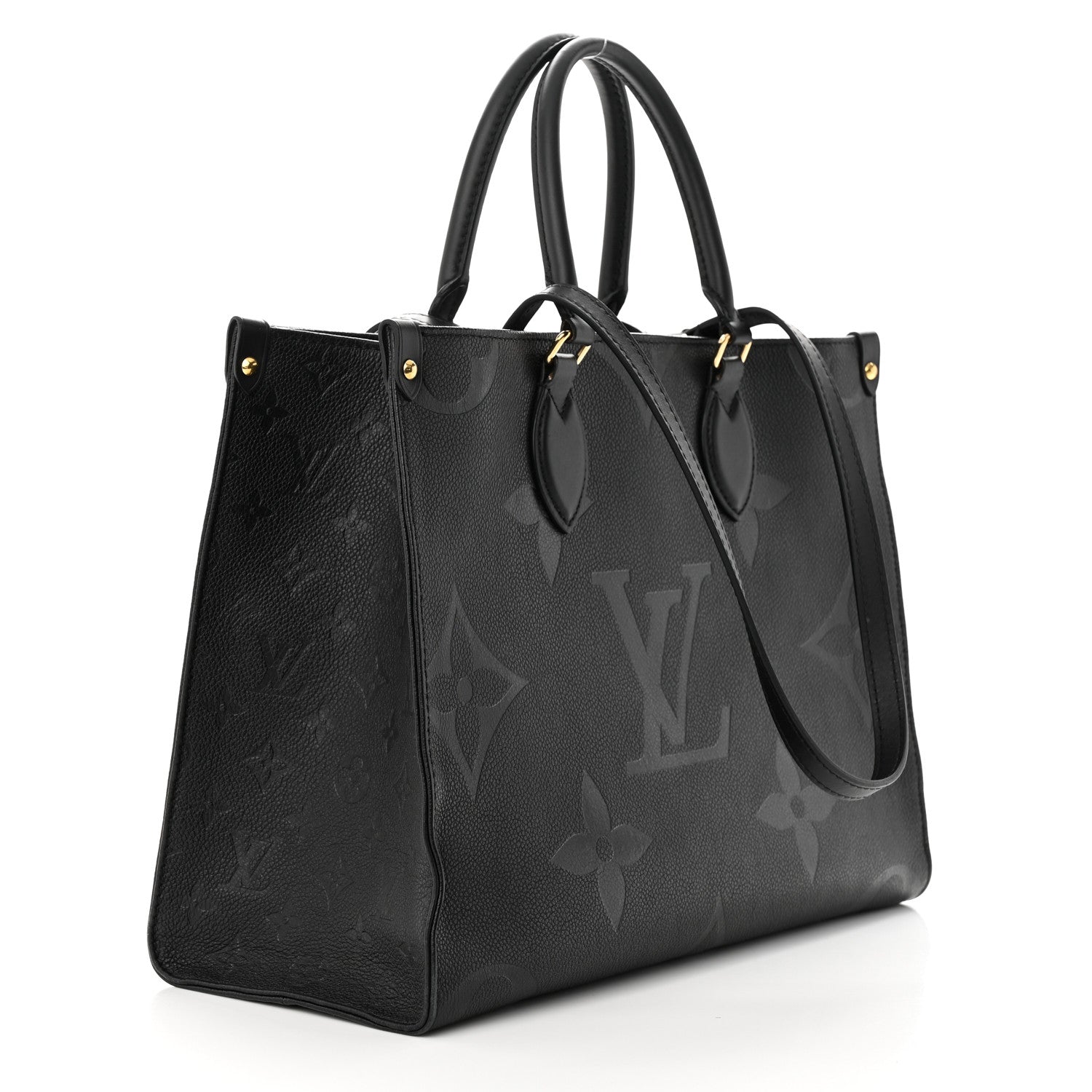 Louis Vuitton Empreinte Monogram Giant Onthego MM Black 3 of 11