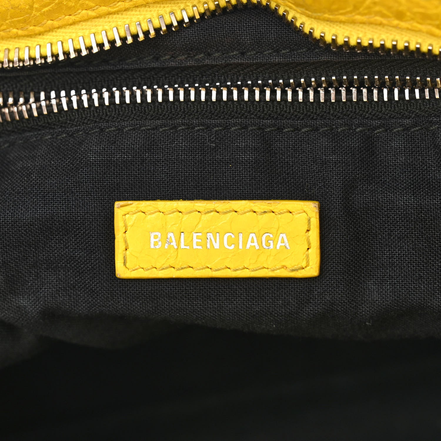 Balenciaga Agneau Classic Silver Hardware City S Jaune Soleil 6 of 19