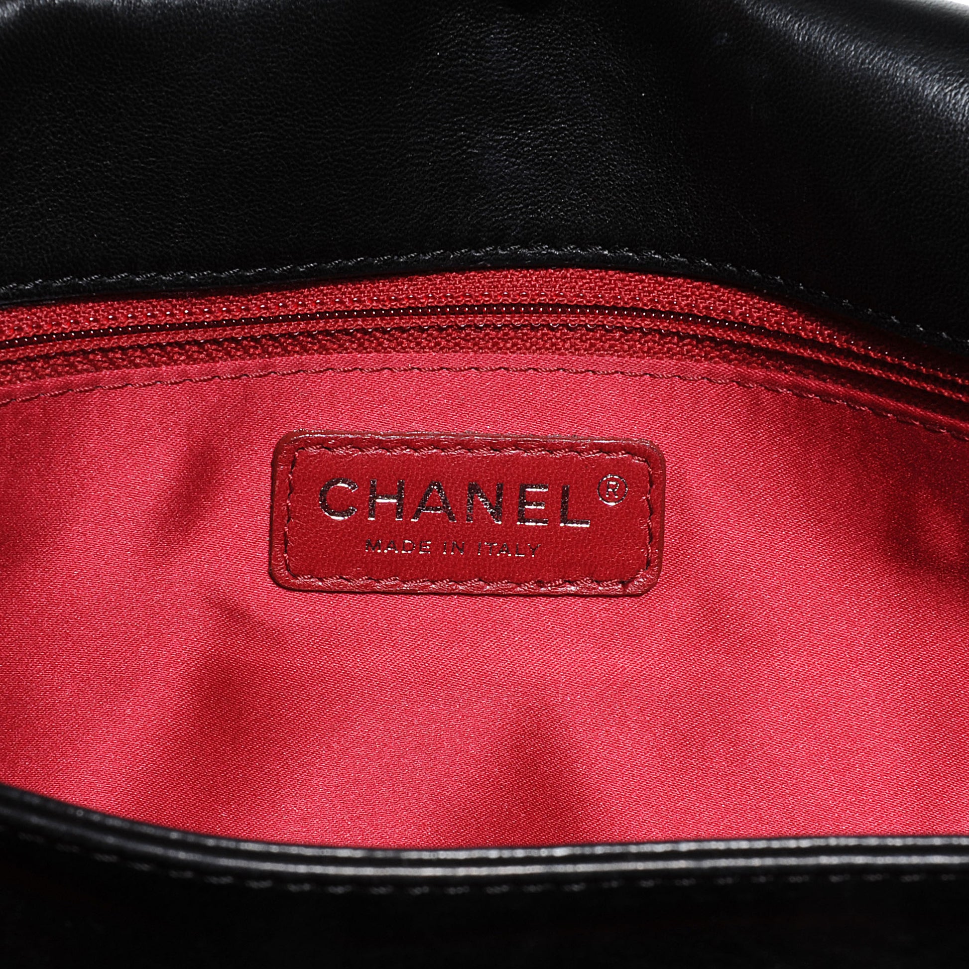 Chanel Lambskin Tweed Maxi Camellia Petals Flap Black 6 of 7