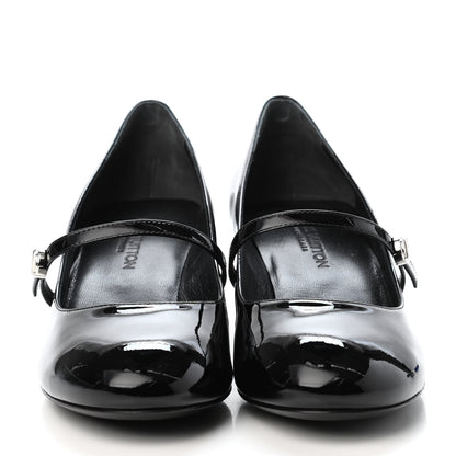 Louis Vuitton Patent Uniformes Silhouette 40mm Pumps 37 Black 2 of 4