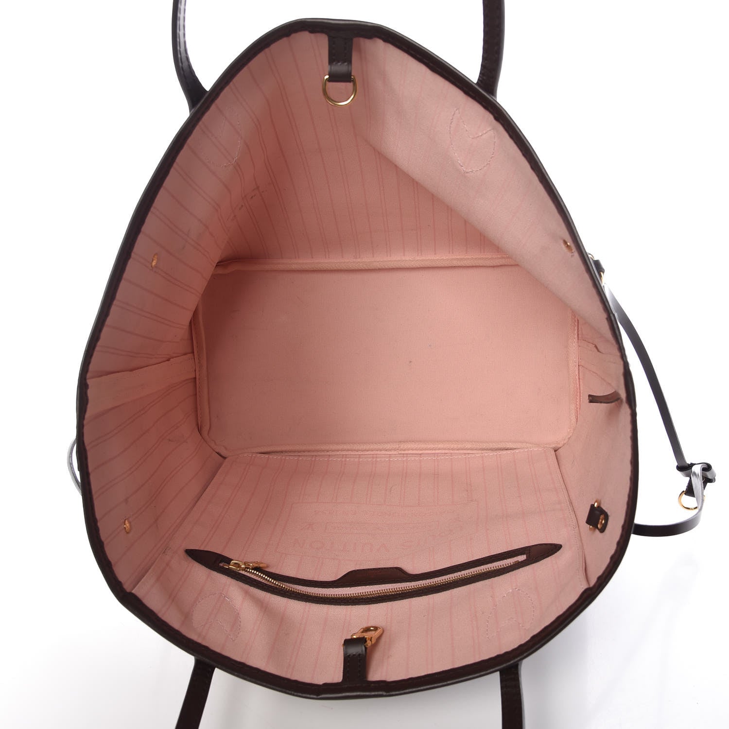 Louis Vuitton Damier Ebene Neo Neverfull MM Rose Ballerine 6 of 10