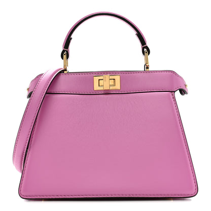 Fendi Shiny Nappa Petite Peekaboo I SEE U Satchel Rosa 1 of 11