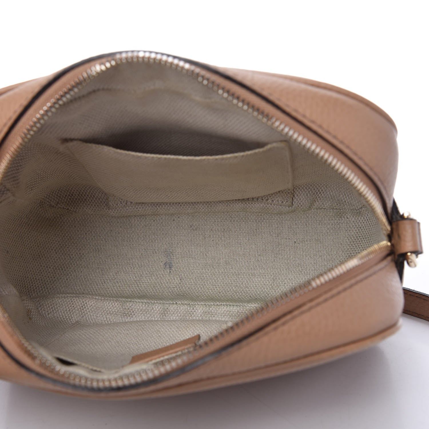 Gucci Pebbled Calfskin Small Soho Disco Bag Rose Beige 5 of 10