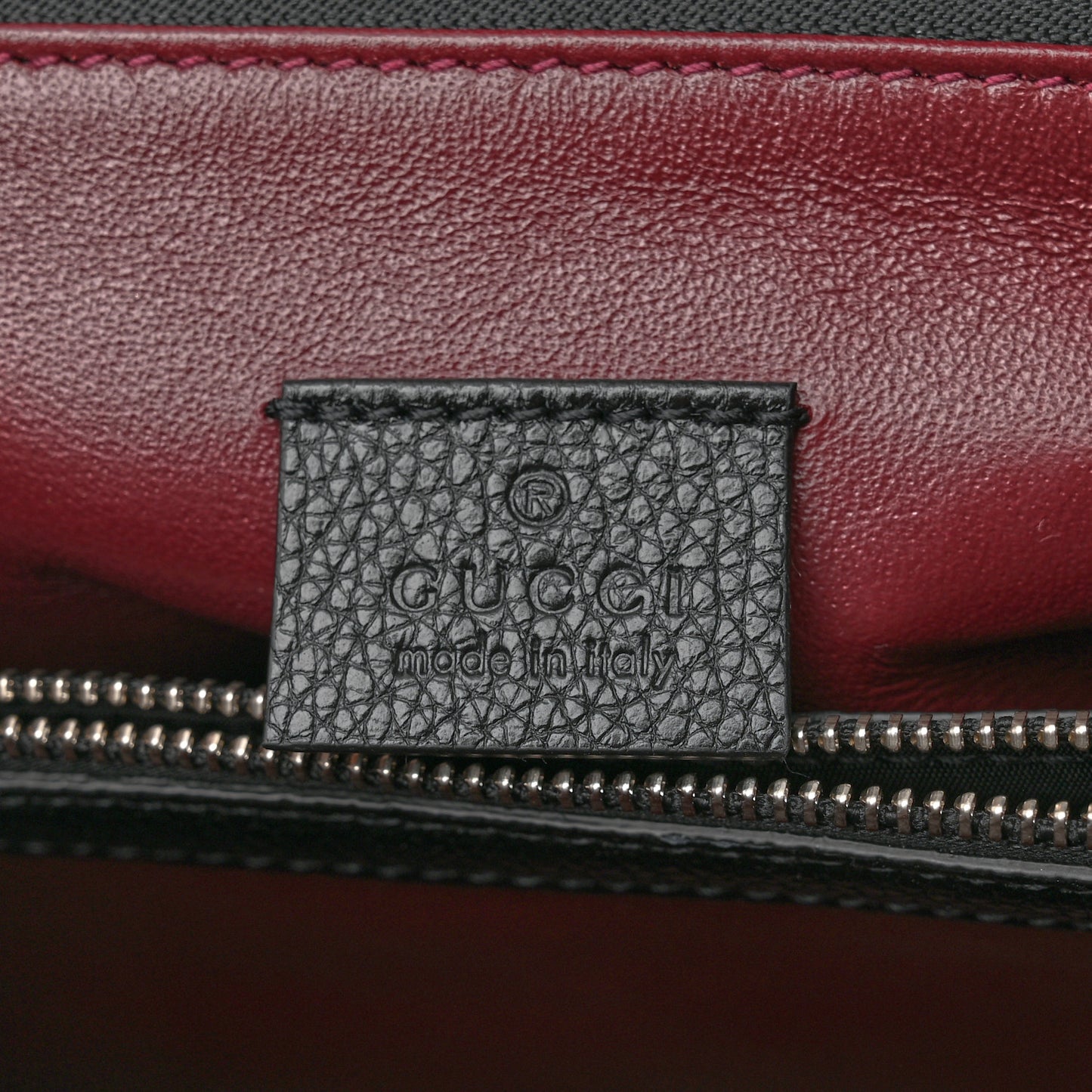 Grainy Calfskin Small Zumi Top Handle Bag Black