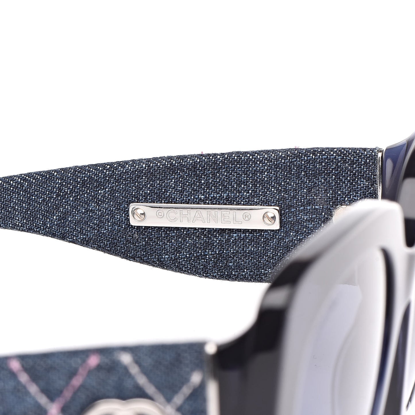 Denim Rectangle Sunglasses 5406 Blue