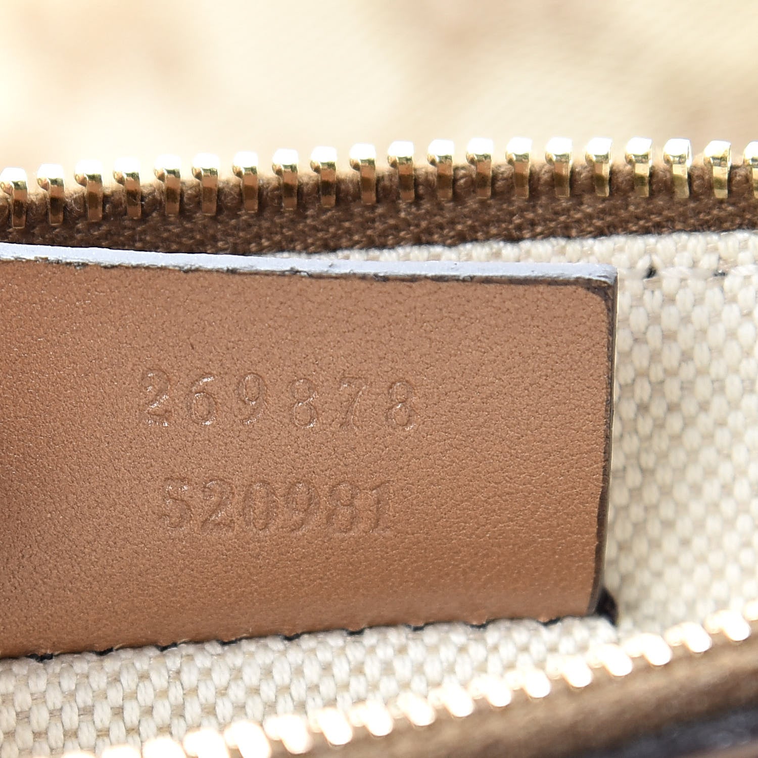 Gucci Monogram Small Craft Tote Light Brown 8 of 13