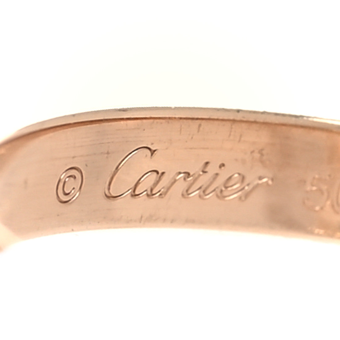 Cartier 18K Pink Yellow White Gold Small Trinity Ring 50 5.25 4 of 7