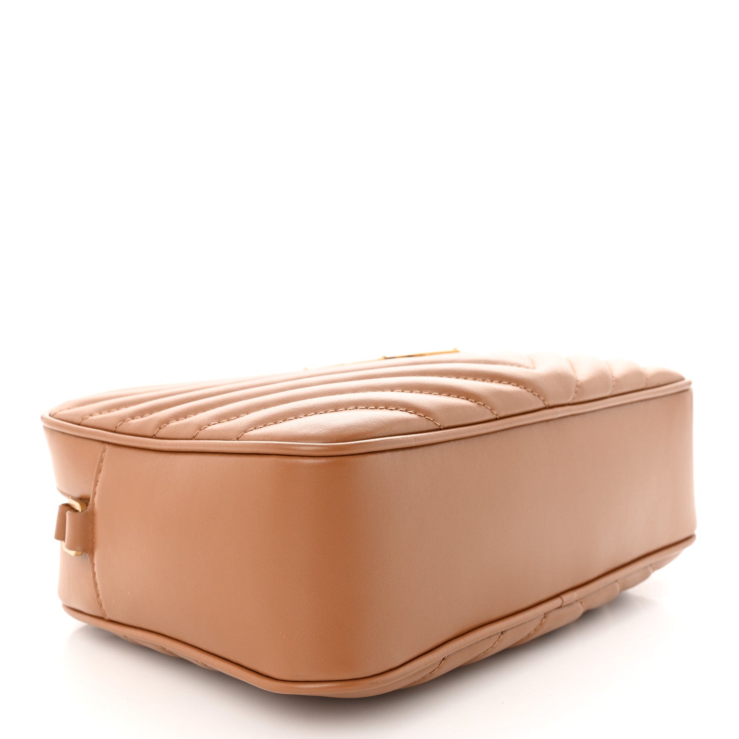 Saint Laurent Calfskin Matelasse Monogram Lou Camera Bag Cinnamon 4 of 11
