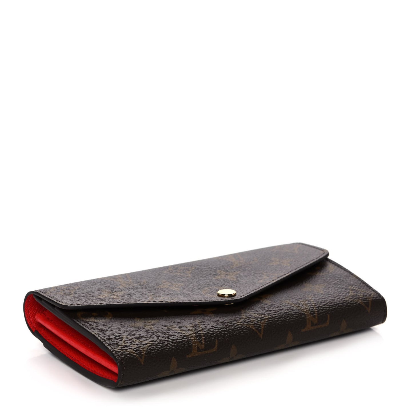 Monogram Sarah Wallet NM Coquelicot