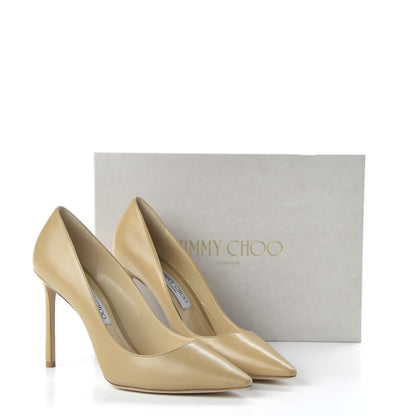Jimmy Choo Kid Pointy Toe Romy 100 Pumps 41 Nude 8 of 8