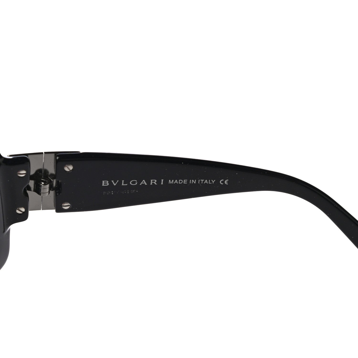 Bulgari Crystal Square 847-B Sunglasses Black 6 of 7