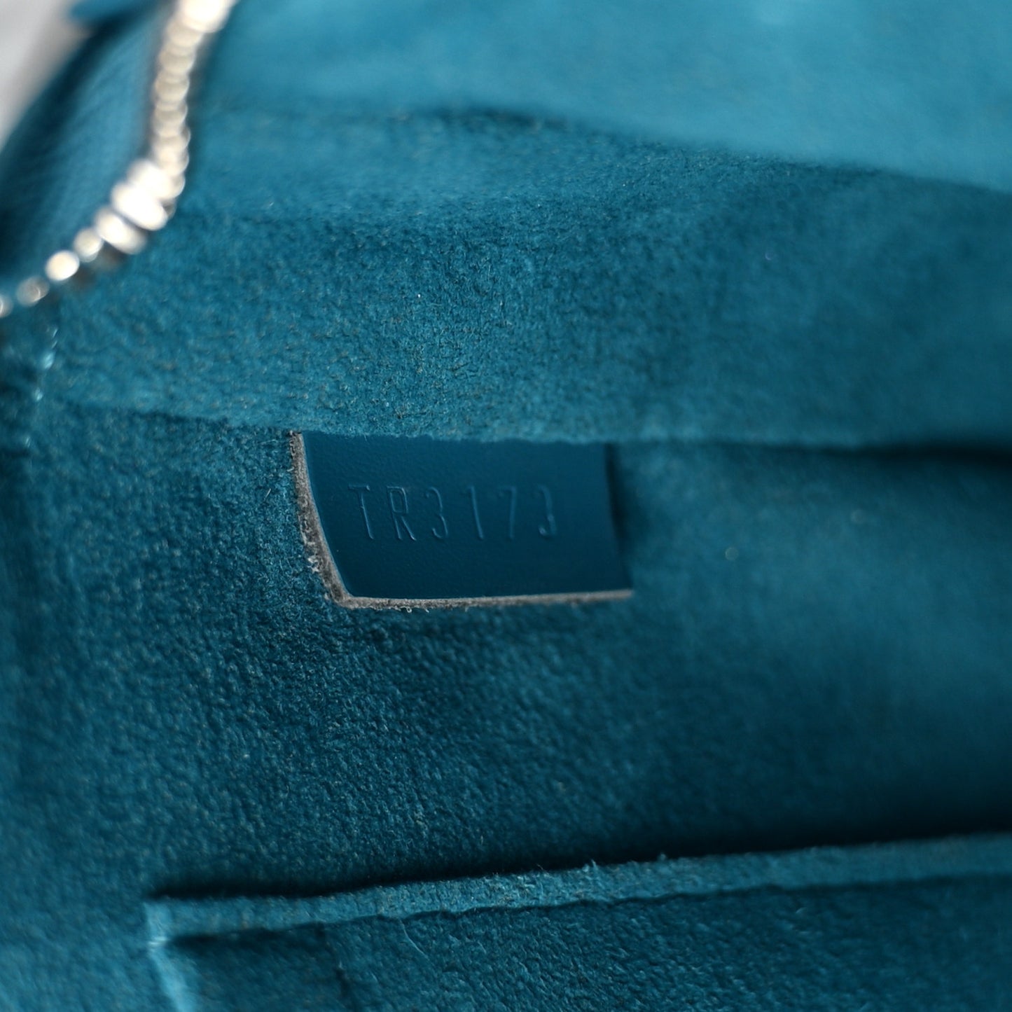 Epi Pochette Accessories NM Cyan