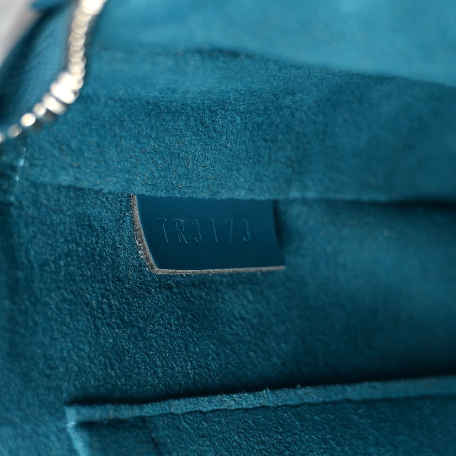 Louis Vuitton Epi Pochette Accessories NM Cyan 7 of 13