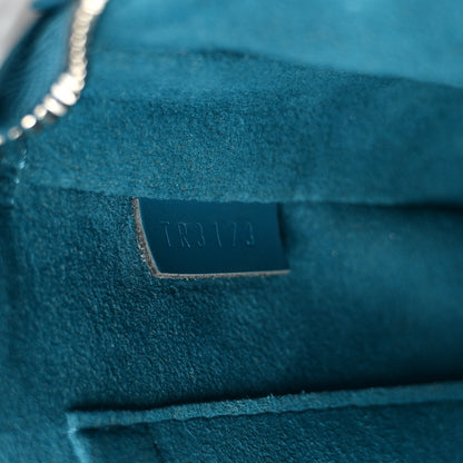 Louis Vuitton Epi Pochette Accessories NM Cyan 7 of 13