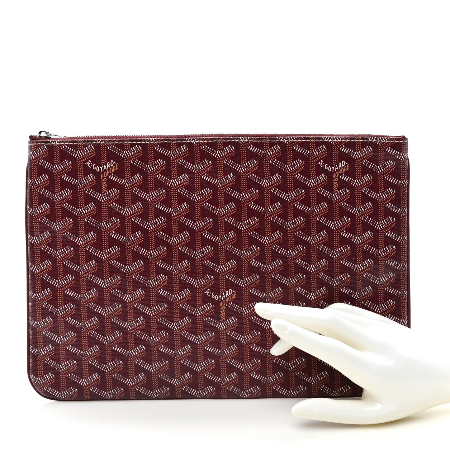 Goyardine Senat Pochette GM Burgundy