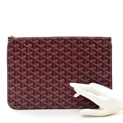 Goyard Goyardine Senat Pochette GM Burgundy 2 of 6