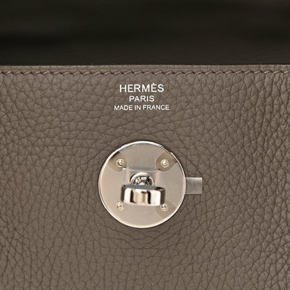 Hermes Taurillon Clemence Lindy 26 Etain 6 of 10