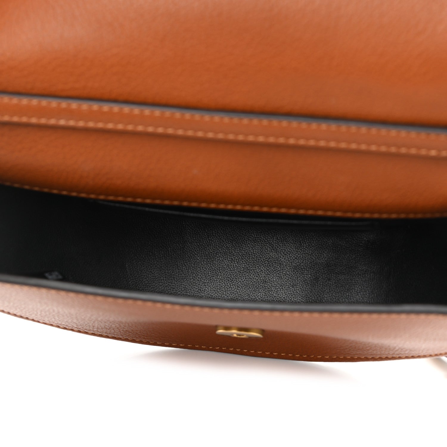 Chloe Calfskin Small Nile Bracelet Minaudiere Bag Caramel 5 of 9