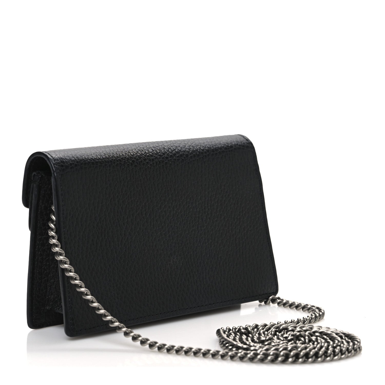 Gucci Calfskin Super Mini Dionysus Shoulder Bag Black 3 of 10