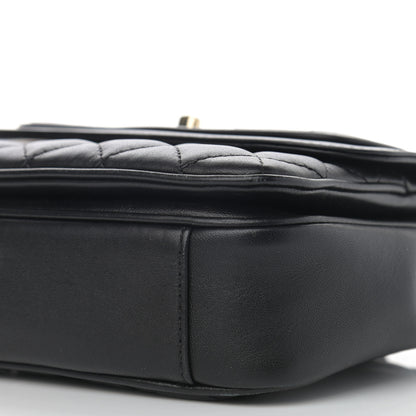 Chanel Lambskin Quilted Small Lovely Day Flap Black 10 of 12