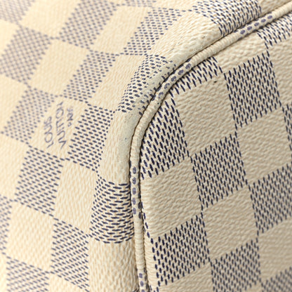 Louis Vuitton Damier Azur Neo Neverfull MM Rose Ballerine 11 of 15