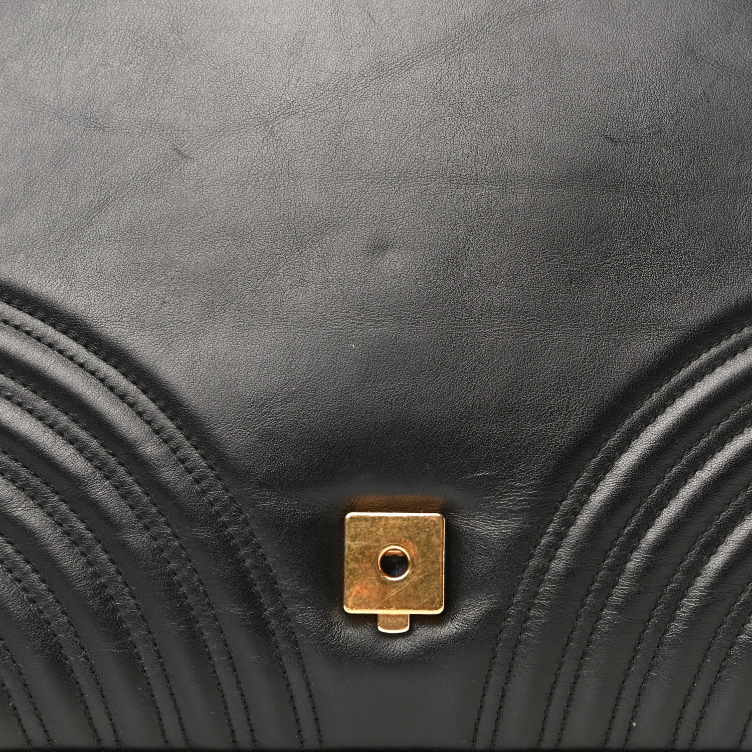 Gucci Calfskin Matelasse Large GG Marmont Shoulder Bag Black 18 of 26