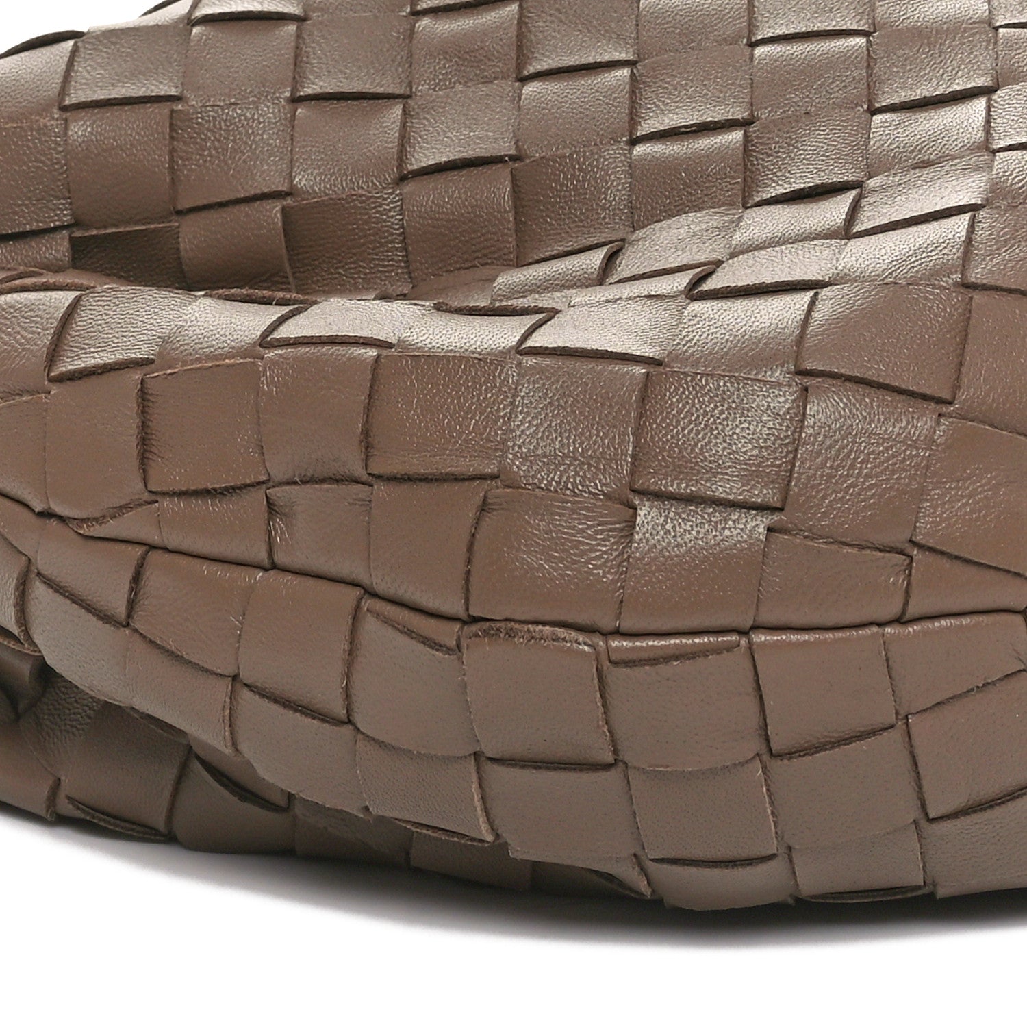 Bottega Veneta Nappa Intrecciato Teen Jodie Hobo Taupe Grey 10 of 11