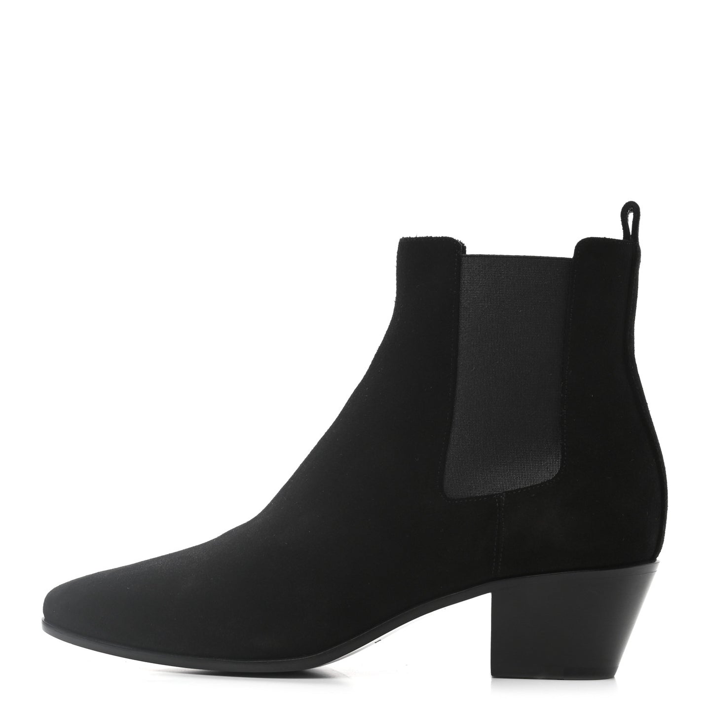 Suede Chelsea Boots 37.5 Black