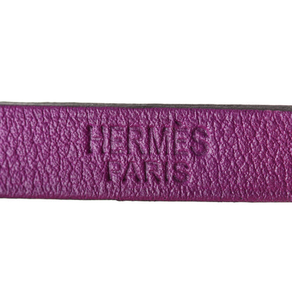 Hermes Swift Hapi 3 MM Triple Tour Wrap Bracelet S Anemone 5 of 8