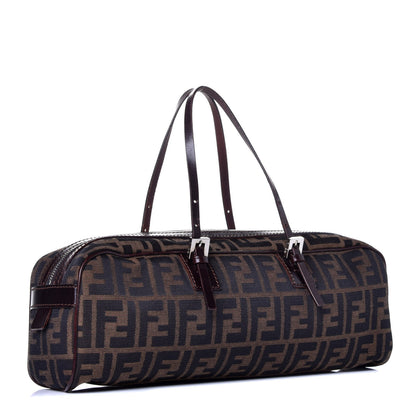 Fendi Zucca Buckle Tote Tobacco 3 of 9