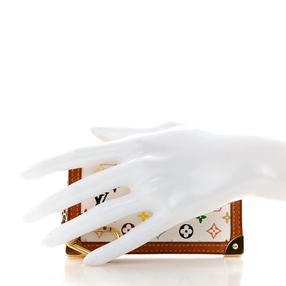 Louis Vuitton Monogram Multicolor Key Pouch White 2 of 7