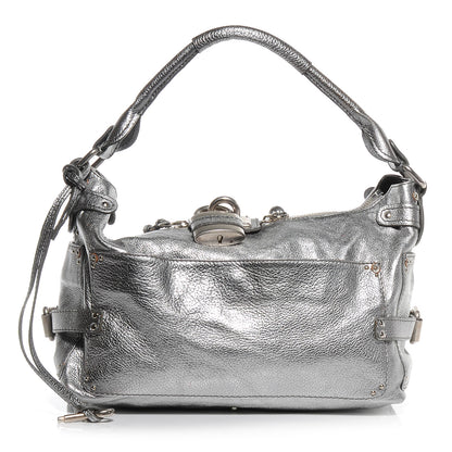 Chloe Leather Paddington Hobo Silver 1 of 8