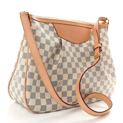 Louis Vuitton Damier Azur Siracusa MM 3 of 10