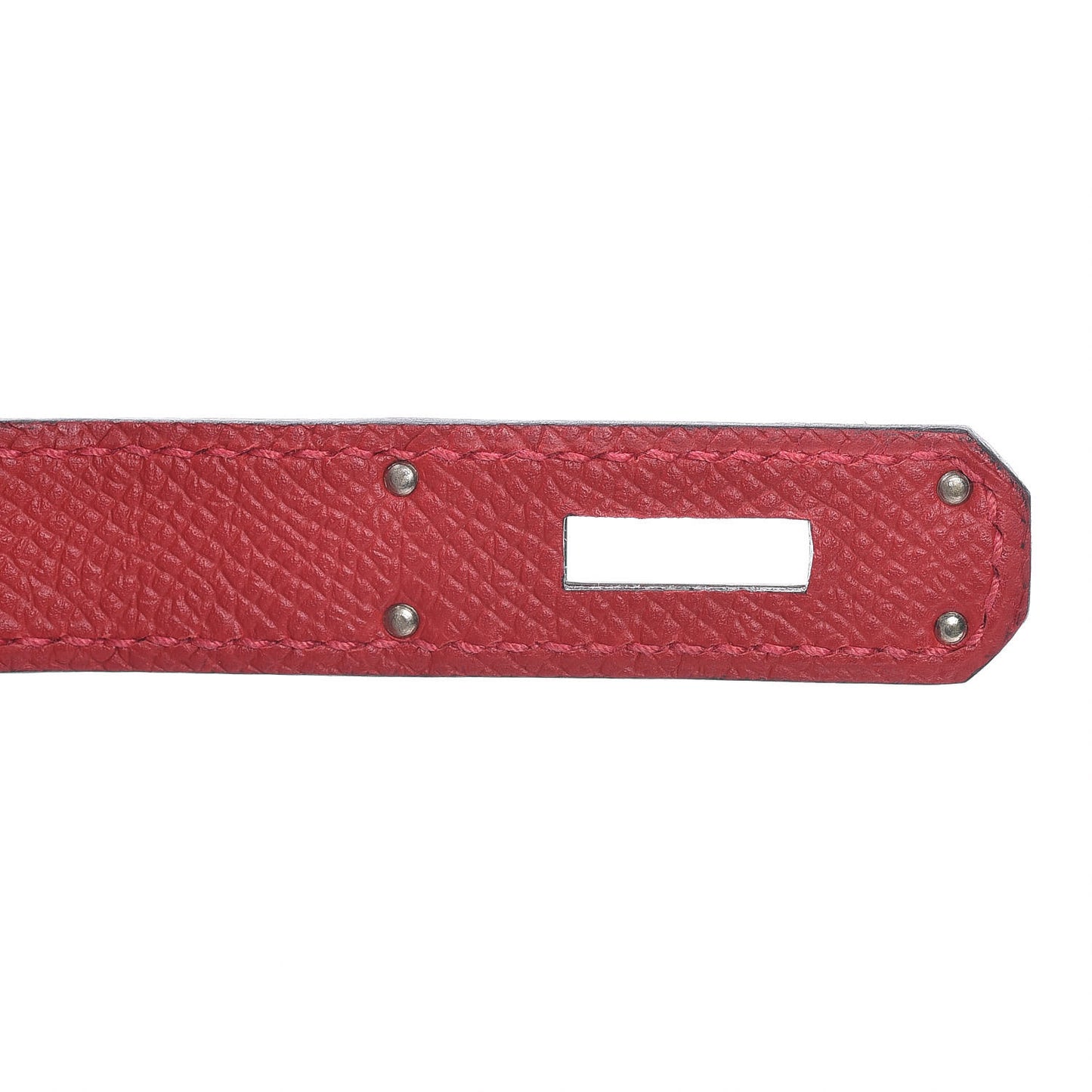Epsom Horseshoe Birkin 30 Rouge Casaque Gris Mouette