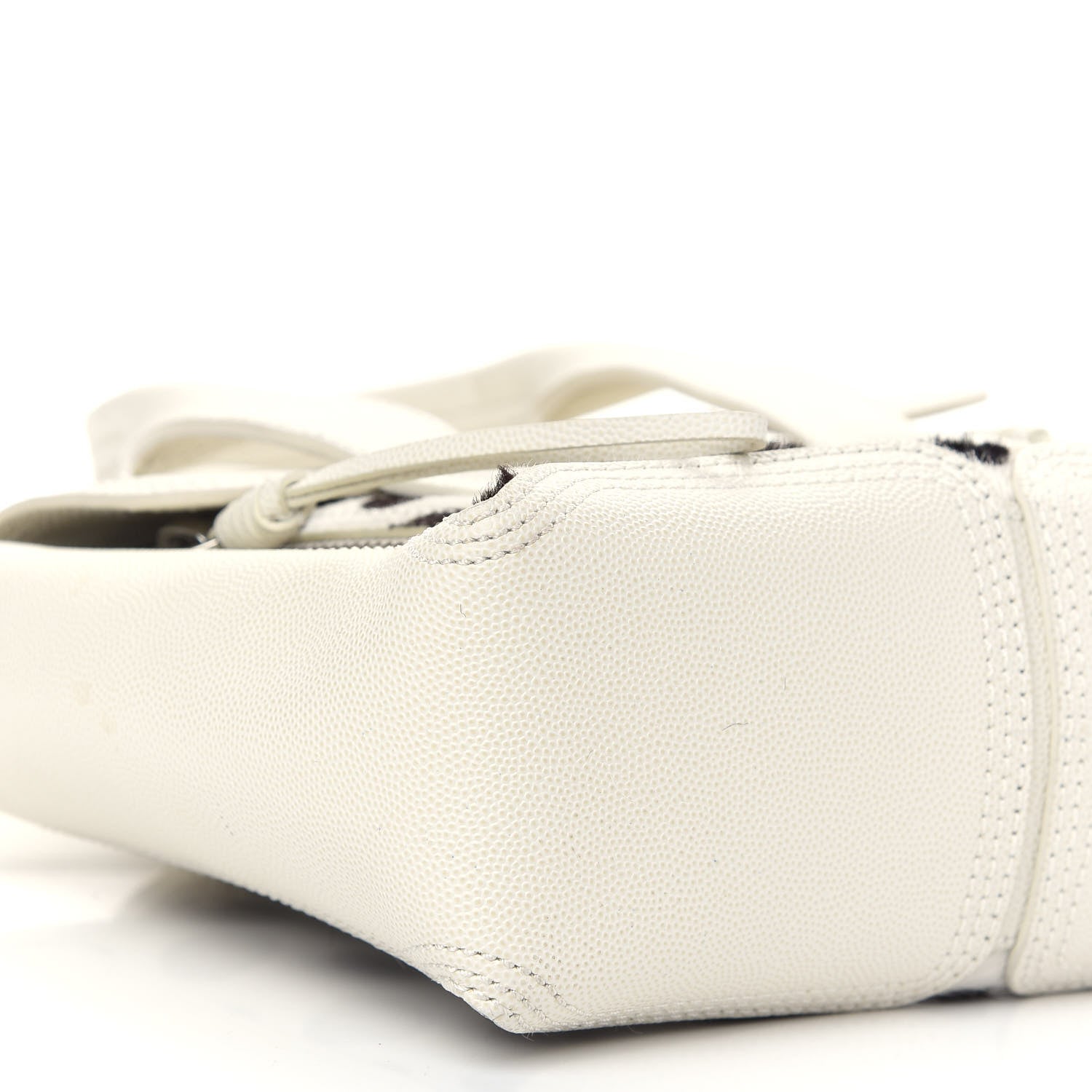 3.1 Phillip Lim Calf Hair Polka Dot Mini Pashli Satchel White Black 7 of 11