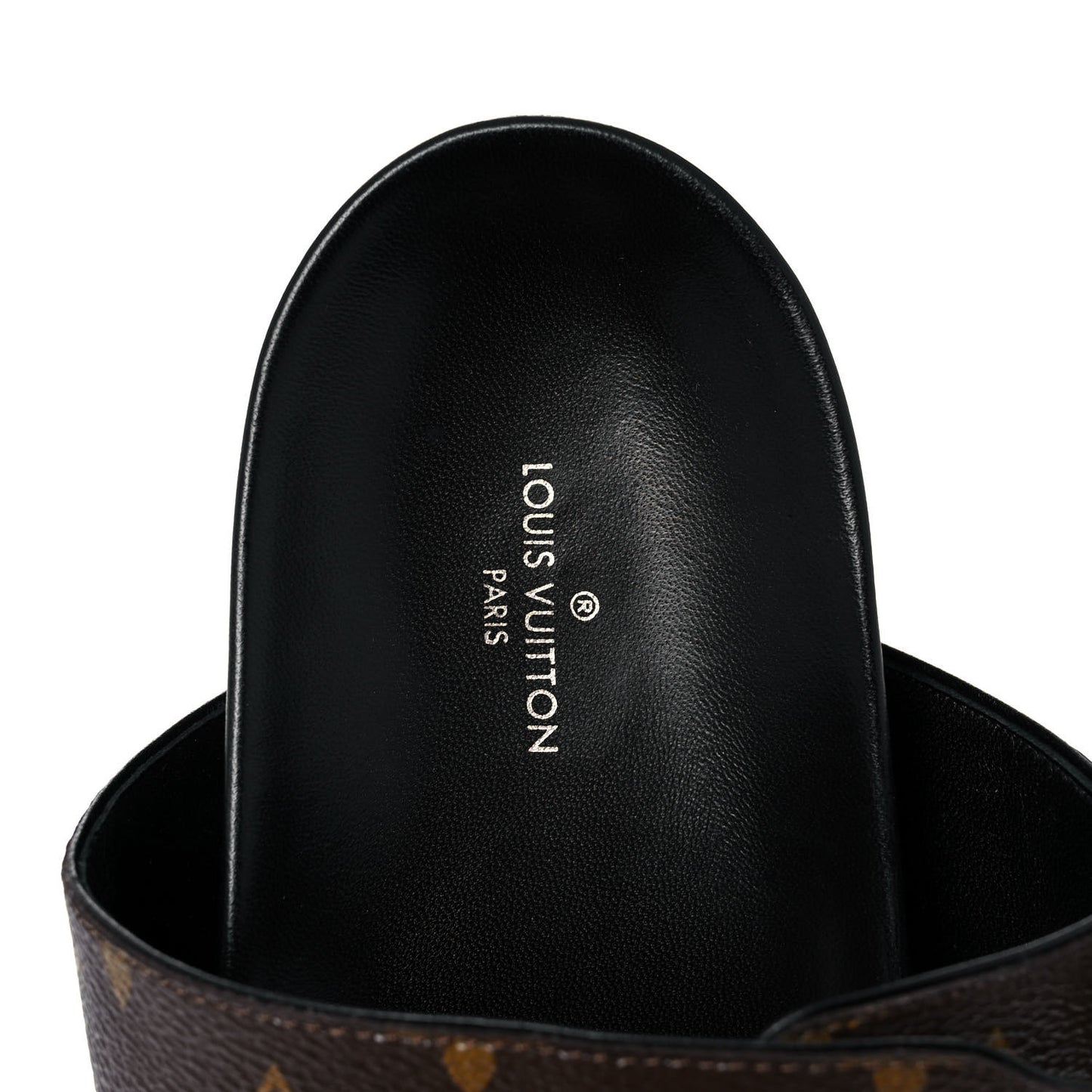 Monogram Bom Dia Mule Sandals 39 Black