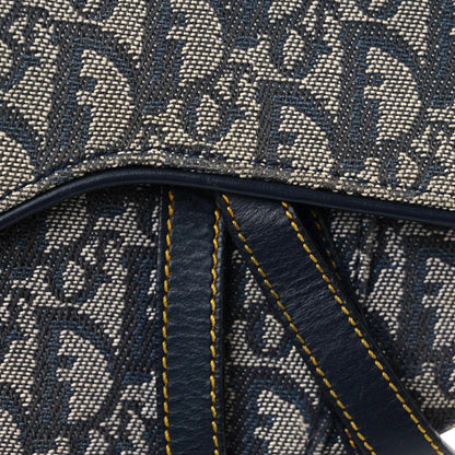 Christian Dior Monogram Saddle Bag Blue 7 of 17