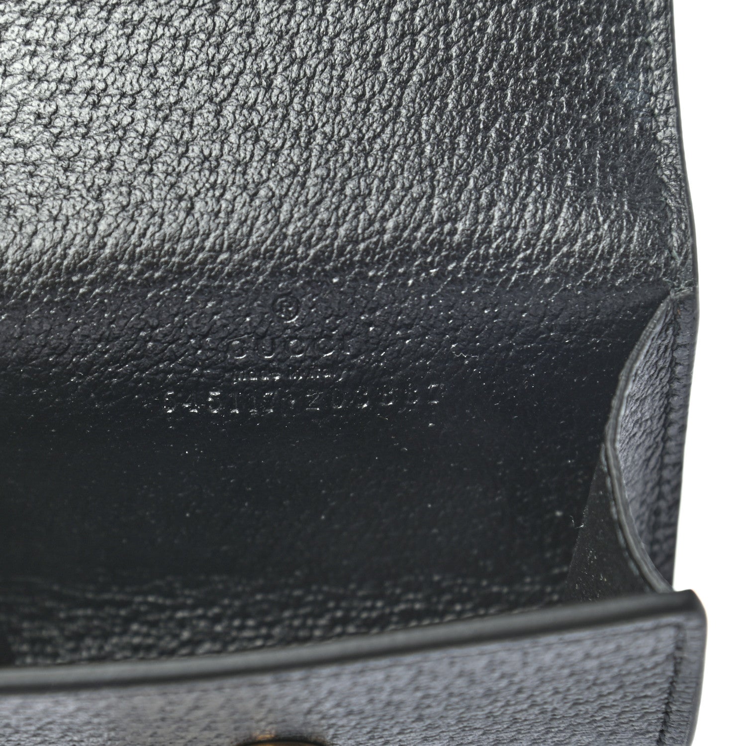 Gucci Calfskin Boar Effect GG Marmont AirPods Pro Case Black 4 of 5
