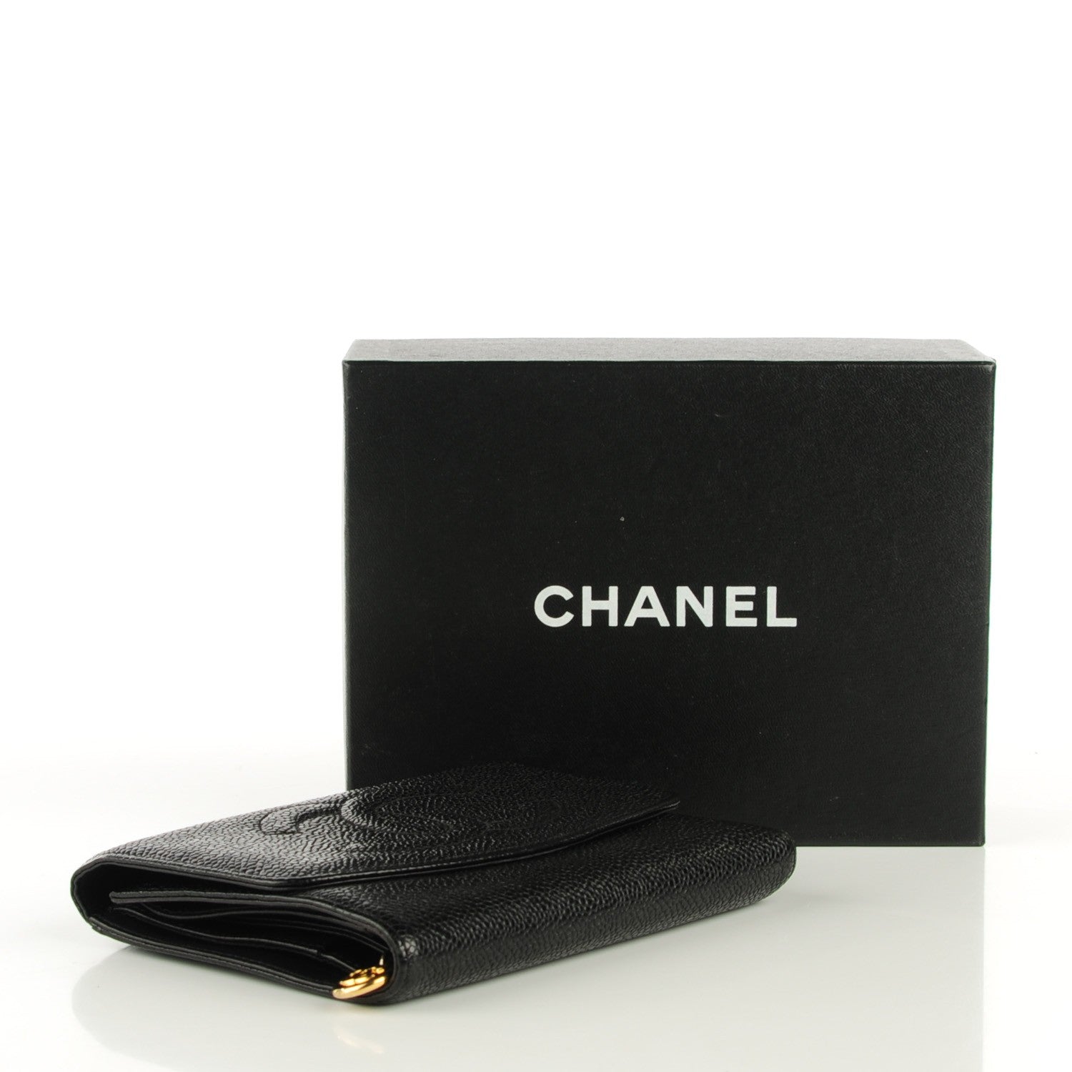 Chanel Caviar Timeless CC Wallet Black 4 of 9