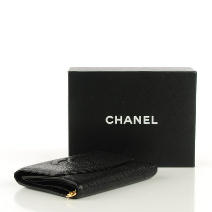 Chanel Caviar Timeless CC Wallet Black 4 of 9