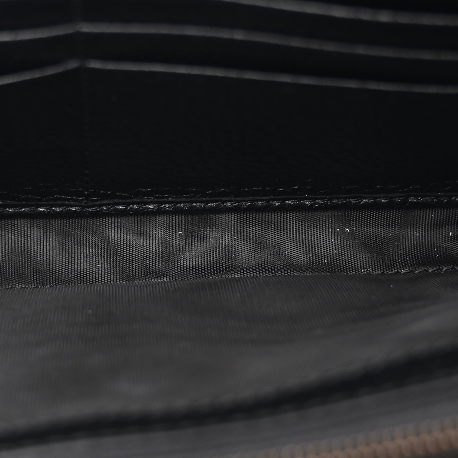 Gucci Calfskin GG Marmont Chain Wallet Black 5 of 13
