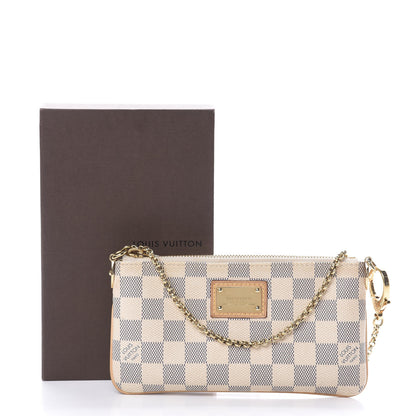 Louis Vuitton Damier Azur Pochette Milla MM 13 of 13
